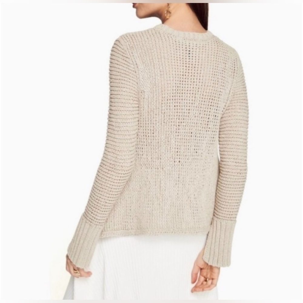 BCBGMAXAZRIA AUBRIANA OPEN KNIT SWEATER - Picture 2 of 9